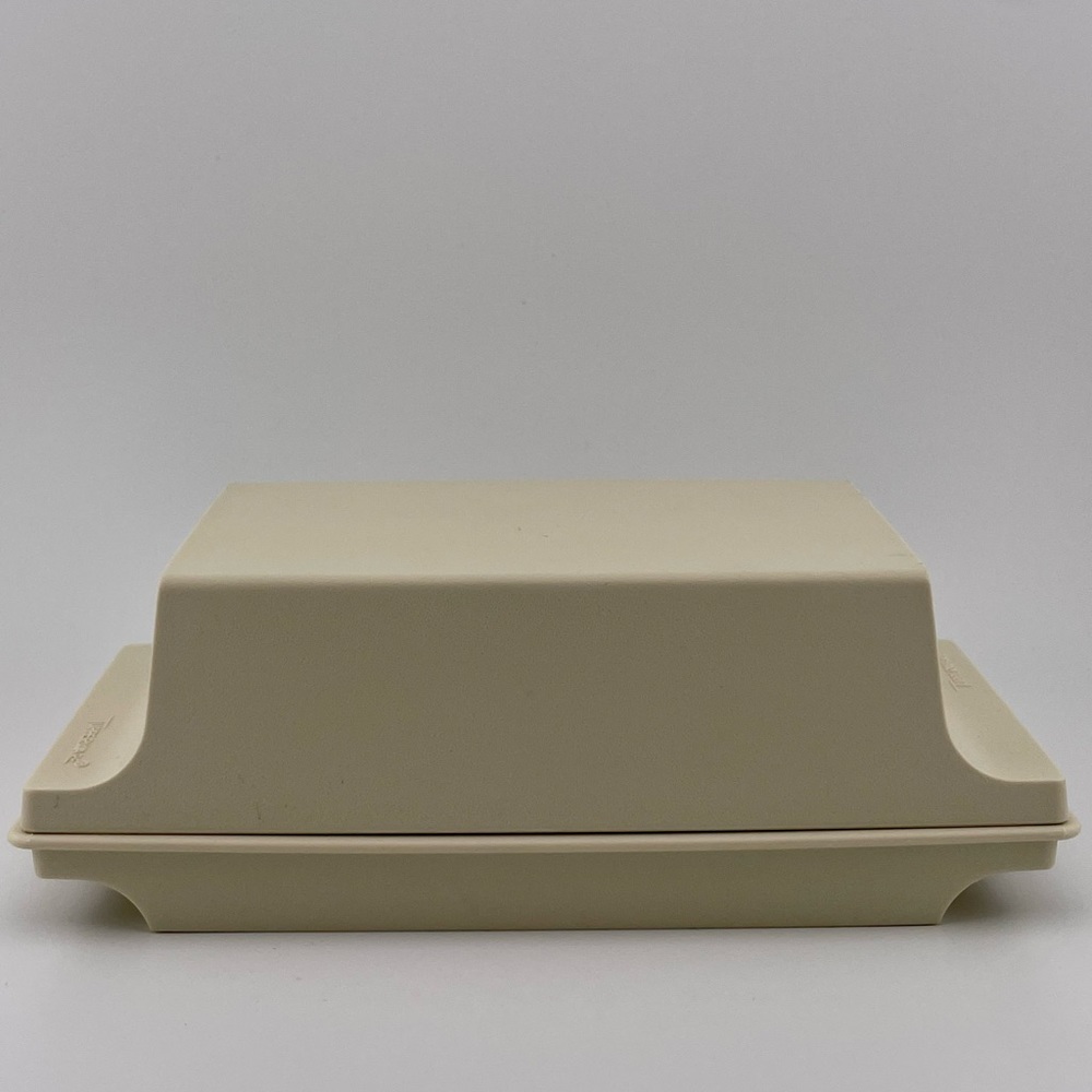Vintage, Beige, Butter Dish with Lid, by Tupperware